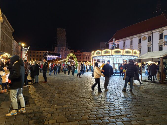 Vianočné trhy v Olomouci.