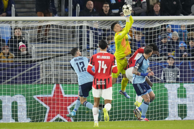 Futbal (Liga majstrov): Slovan Bratislava - AC Miláno