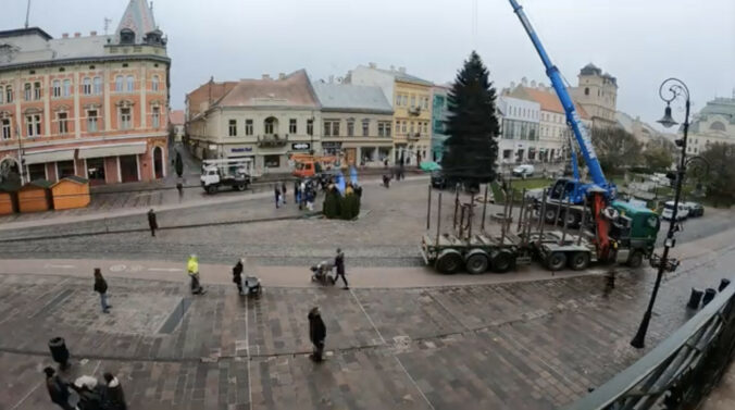 Košice, vianočný stromček