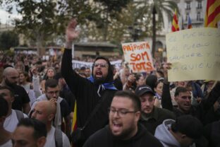 Protest vo Valencii