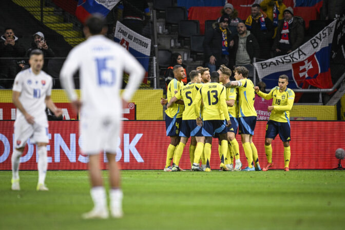 Futbal (Liga národov  –  odveta): Slovensko – Švédsko