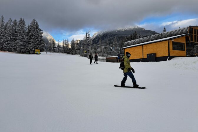 VYSOKÉ TATRY: Prvá lyžovačka