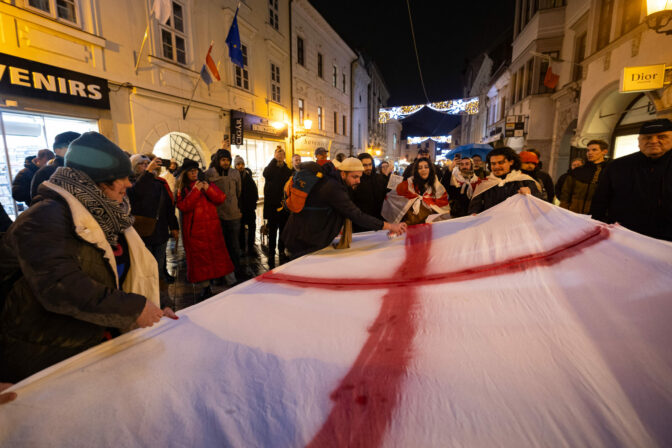 PROTEST: Za slobodné Gruzínsko