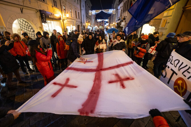 PROTEST: Za slobodné Gruzínsko