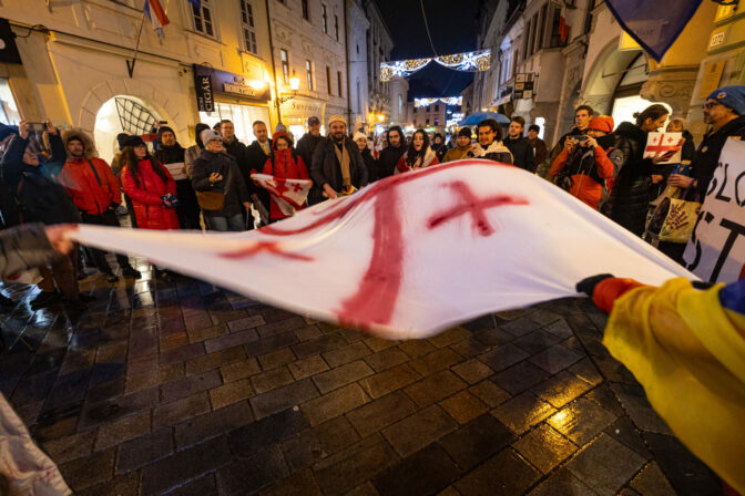 PROTEST: Za slobodné Gruzínsko