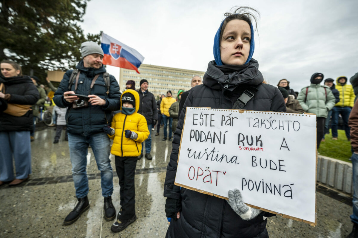 PROTEST: Dosť bolo Ruska
