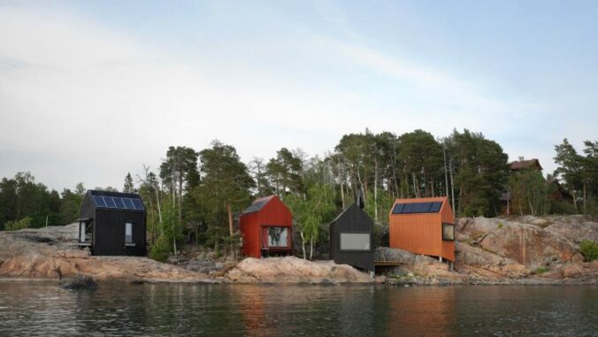 Majamaja Off-Grid Village, Fínsko, od Littow Architectes 