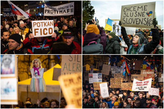 Protesty na Slovensku 2024