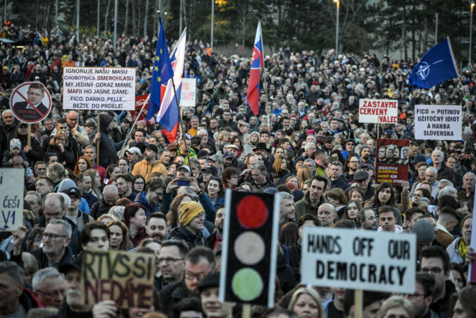 BRATISLAVA: Protivládny opozičný protest