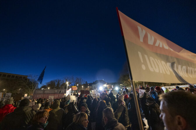 PROTEST: Budíček Slovensko, okupácia začala