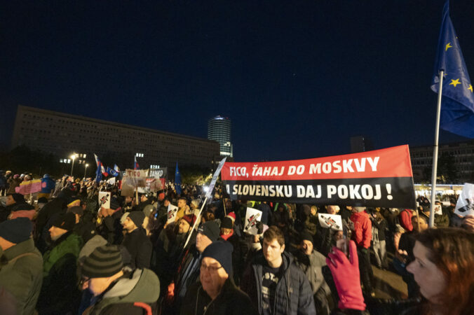 PROTEST: Budíček Slovensko, okupácia začala