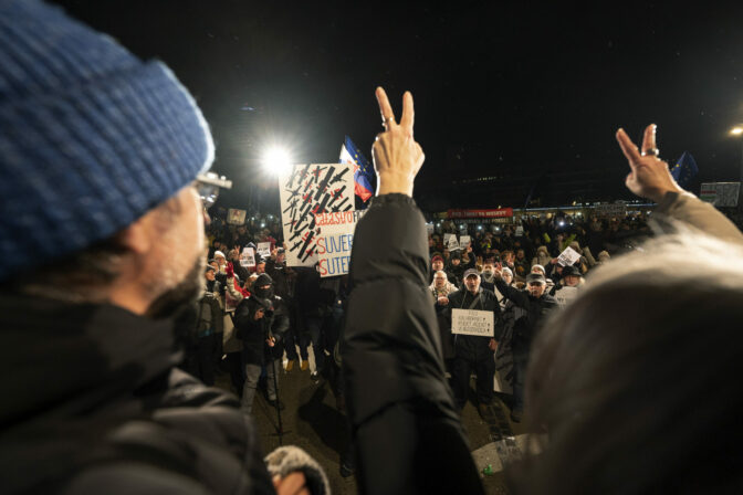 PROTEST: Budíček Slovensko, okupácia začala