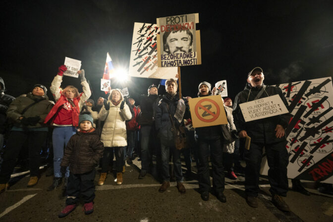 PROTEST: Budíček Slovensko, okupácia začala