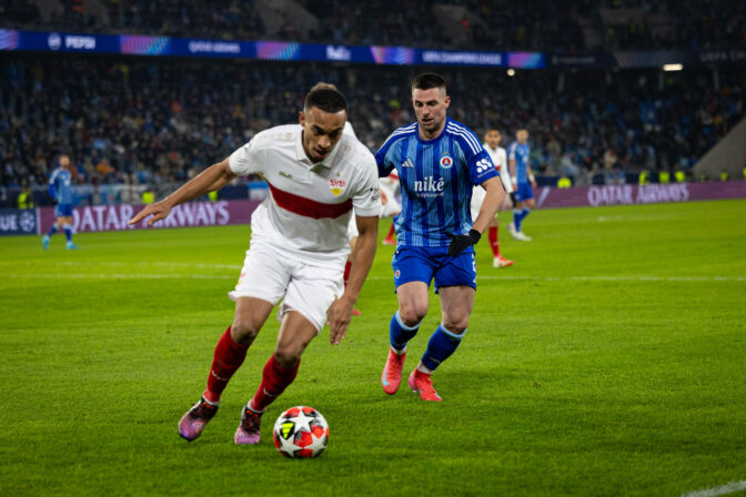 Futbal (Liga majstrov): Slovan Bratislava - VfB Stuttgart