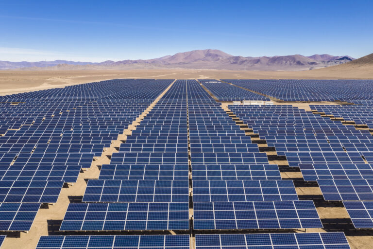 solárna energia na púšti