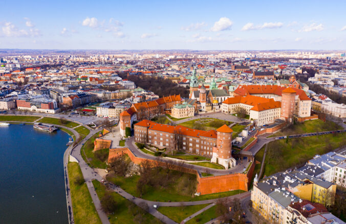 Vistula river in Poland