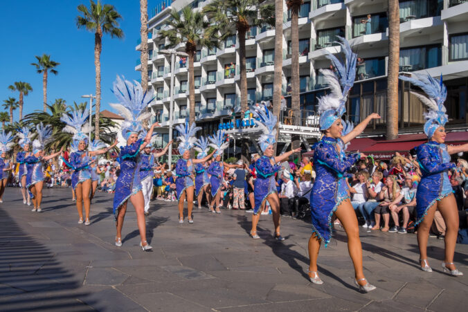 Group of dancers in Carnival