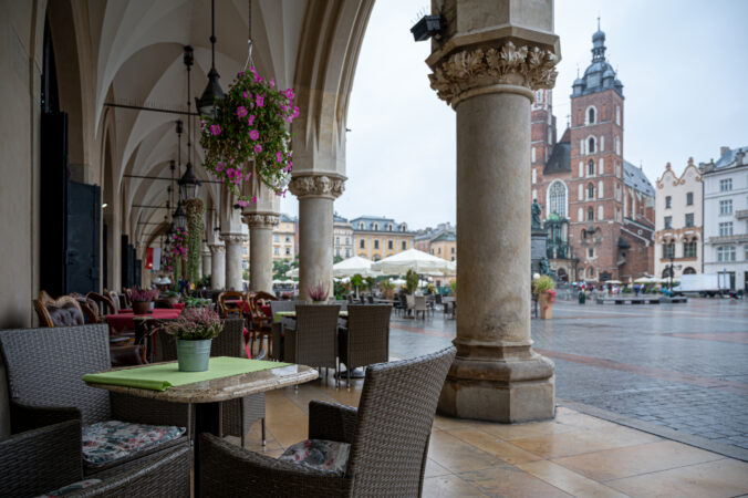 The Cloth Hall in Kraków, Poland