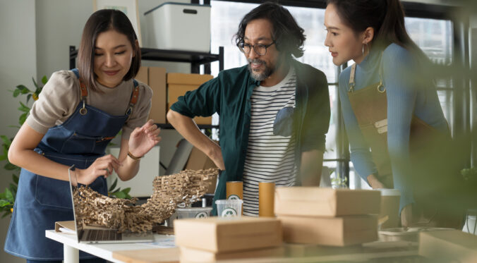 Asian business leaders meet to strategize on implementing sustainable practices, focusing on reuse, recycling, environmental protection for a greener future