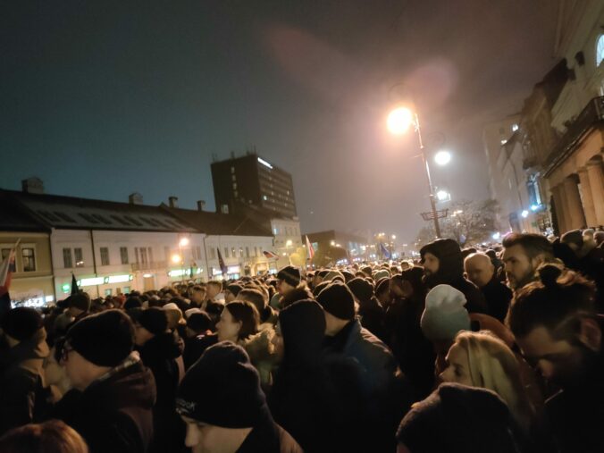 Občiansky protest „Spájame sa proti zlu“ v Košiciach - 23. január 2025