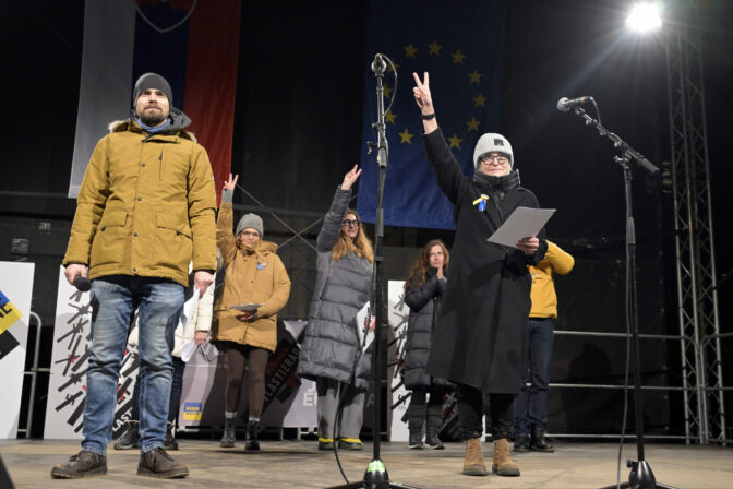 PROTEST: Slovensko je Európa v Bratislave