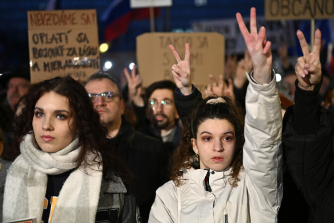 Slovakia Protest