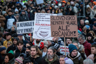 PROTEST: Slovensko je Európa! v Bratislave