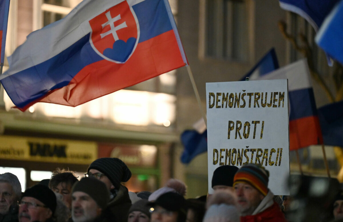 PROTEST: Slovensko je Európa! v Trenčíne