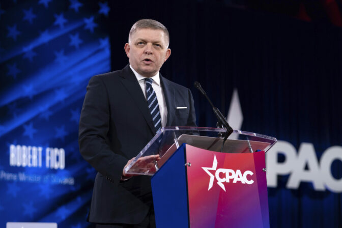 Robert Fico na CPAC 2025