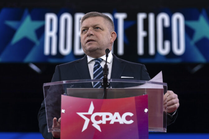 Robert Fico na CPAC 2025