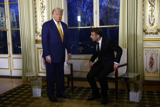 Donald Trump, Emmanuel Macron