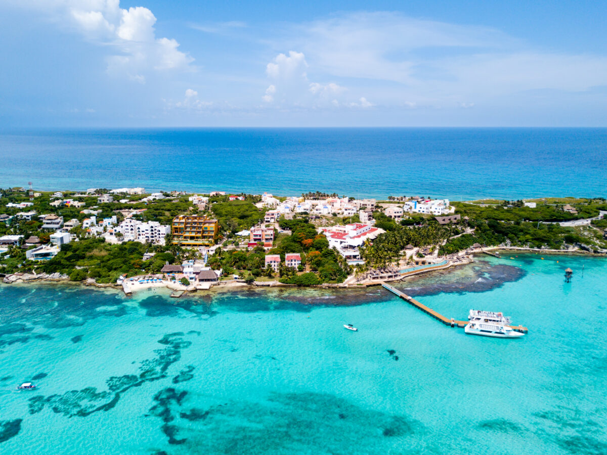 Women's Island aerial view