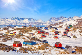 Village Kulusuk in Greenland