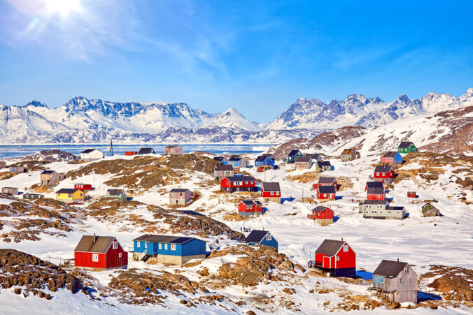 Village Kulusuk in Greenland