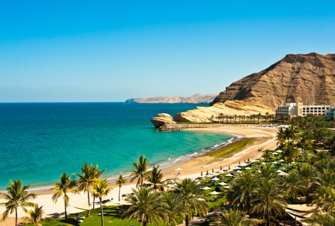 Oman coast landscape