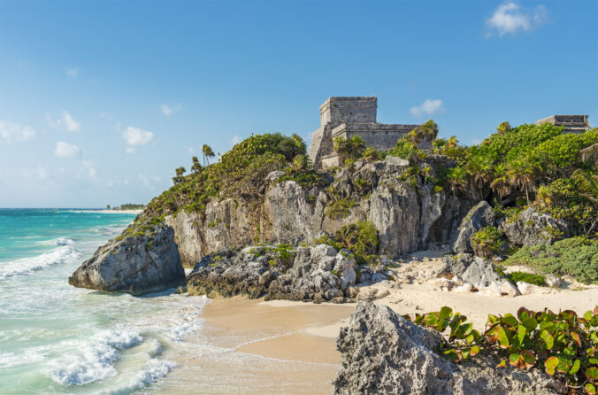 Tulum Beach and Mayan Ruins, Mexico