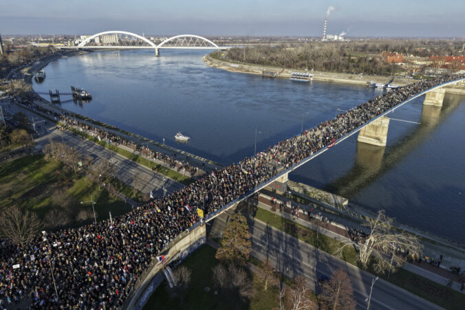 Srbsko, protest