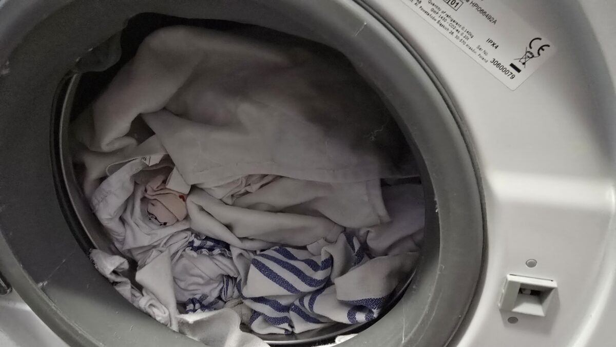 prádlo v práčke