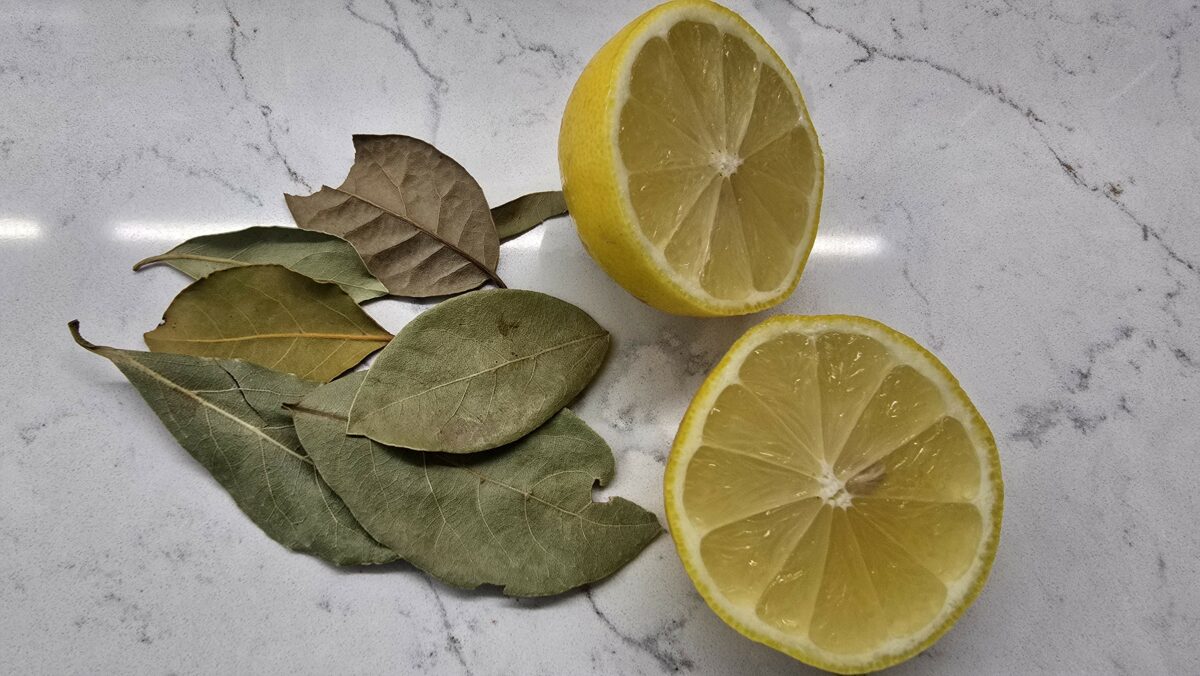 citrón a bobkový list