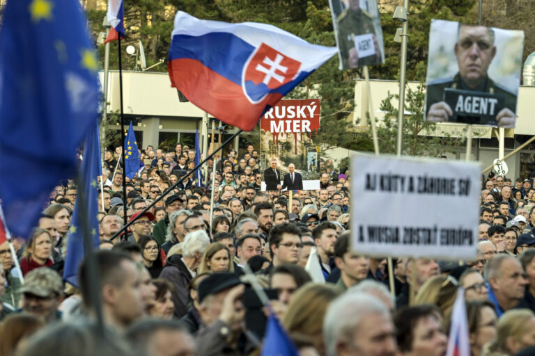 ZHROMAŽDENIE:  Slovensko je Európa! v Bratislave
