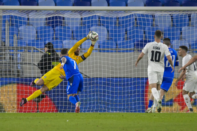 Futbal (Liga národov - baráž prvý zápas): Slovensko - Slovinsko