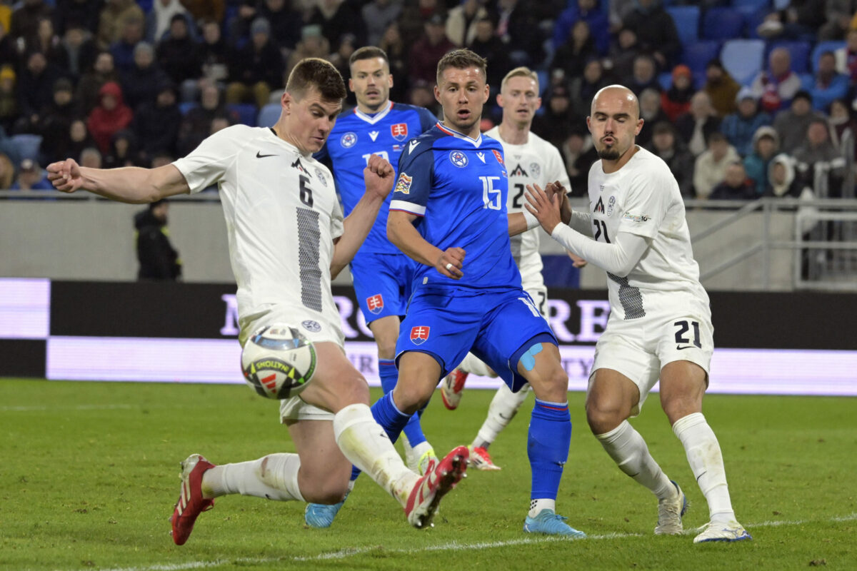 Futbal (Liga národov - baráž prvý zápas): Slovensko - Slovinsko