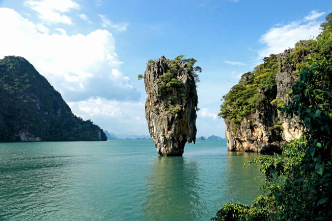 Ko Tapu famous movie location island in Thailand