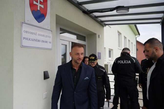 Policajné oddelenie v obci Drienov
