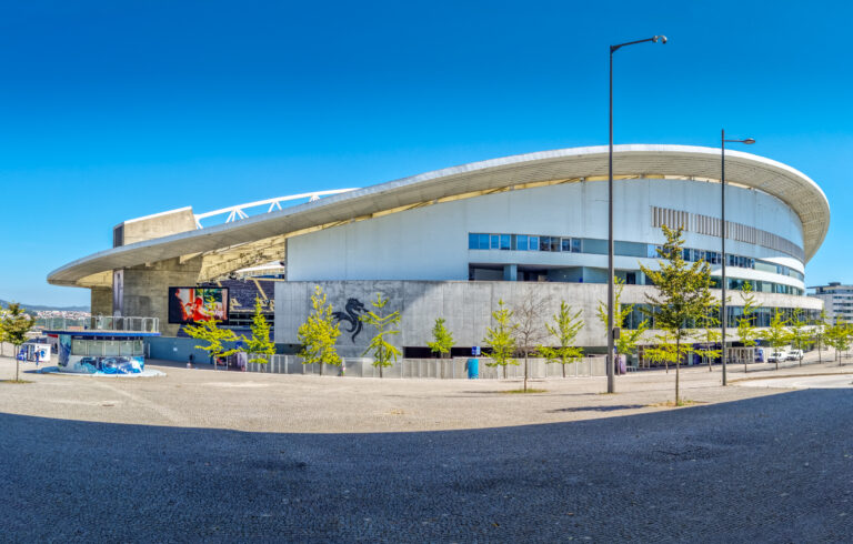 View of the Porto FC stadium, Porto, Portugal