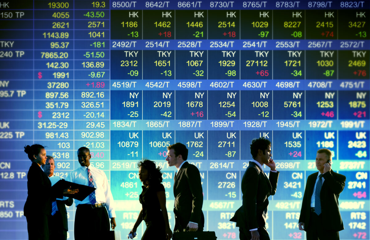 Business Stock Exchange Trading Concepts