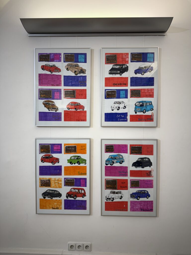 Otvorenie predajnej výstavy obrazov ľudí s autizmom v Galérii Francúzskeho inštitútu v Bratislave, 2. apríla