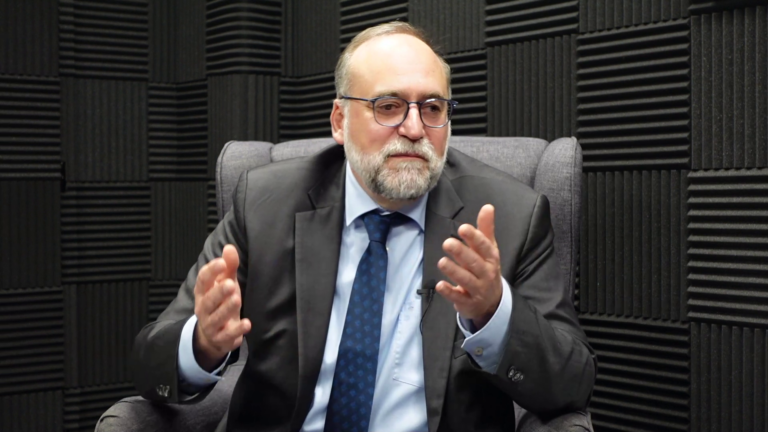 Peter Javorčík počas rozhovoru pre agentúru SITA.