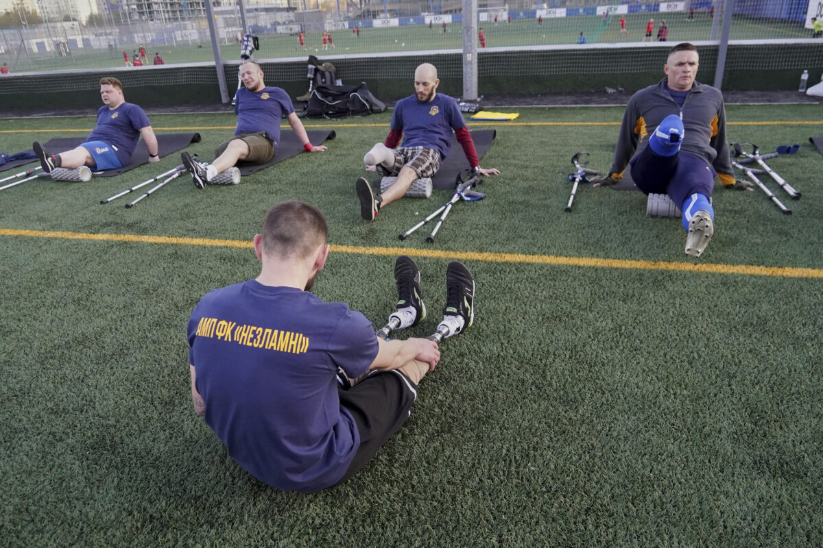Russia Ukraine War Amputee Soccer