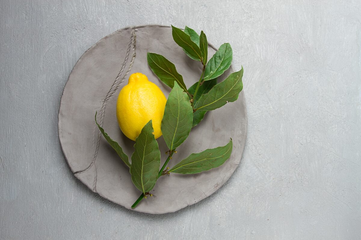 citrón a bobkový list